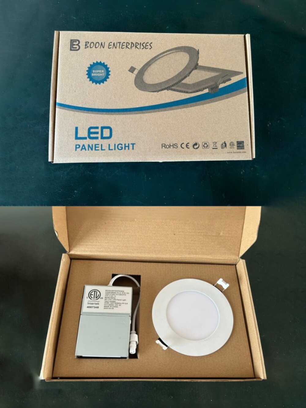 Brand New 4 inch / 12cm LED Round  Panel Light, Warm White, 9W